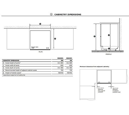 DD60DCHX9 FISHER & PAYKEL Vrijstaande vaatwasser