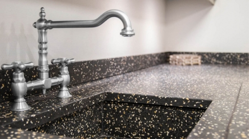 Terrazzo keukenblad