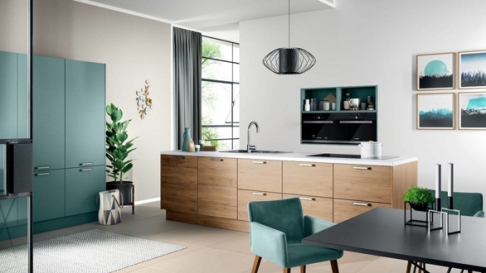 Moderne witte keuken