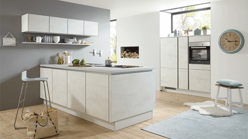 Eilandkeuken wit