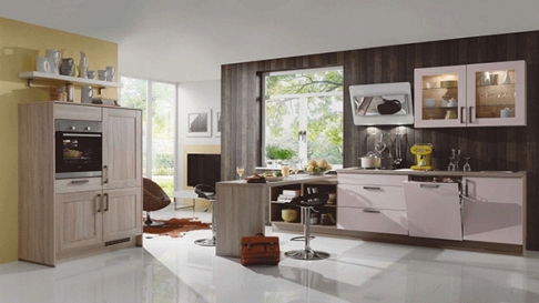 Keuken met bar