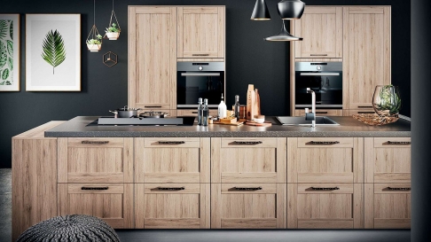Wat is een fineer keuken? Houten lichte keuken