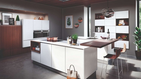 Keuken met bar