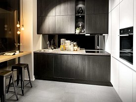 Kleine keuken - Cottage Hout