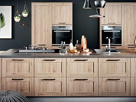 Houten keuken - Eiken zand