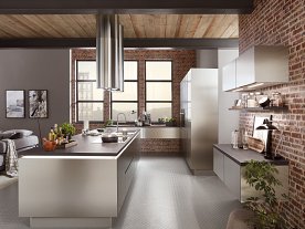 Keukens - N-line Inox Eiland