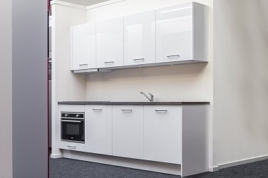 Voorraad keuken - Rechte keuken hoogglans wit