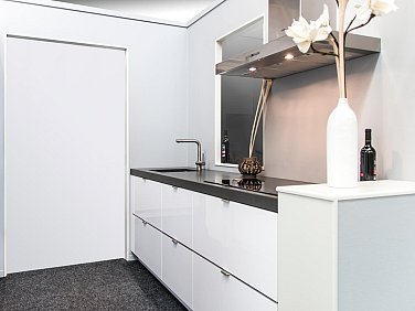Kleine keuken- Fashion wit