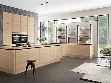 Houten keuken- N-line Riva 887 eiland