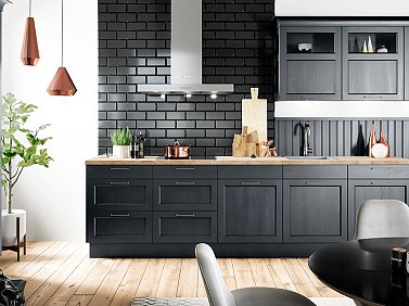 Zwarte keuken - Bristol  Velvet