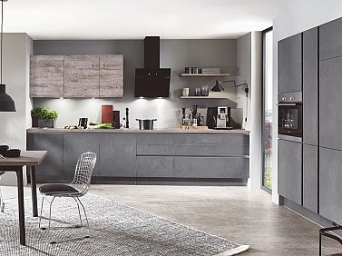 Grijze keuken - StoneArt Grey Wood