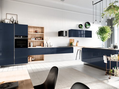 Design keuken - Velvet Blue