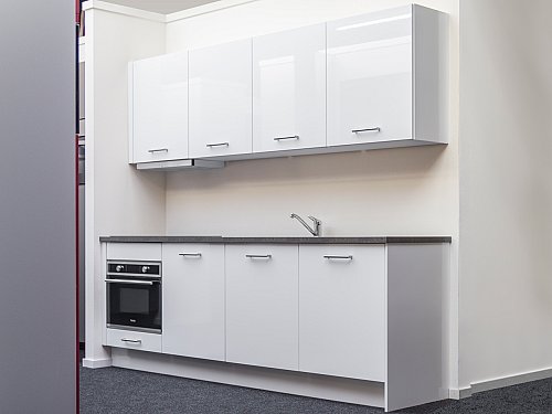 Keukens - Rechte keuken hoogglans wit