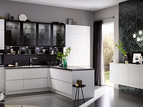 T-keuken  - Laser Soft Wit