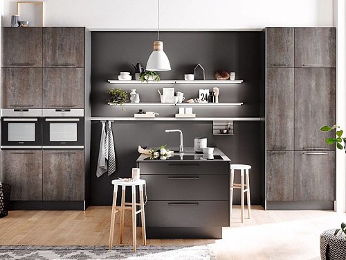 T-keuken - Meteoor bruin