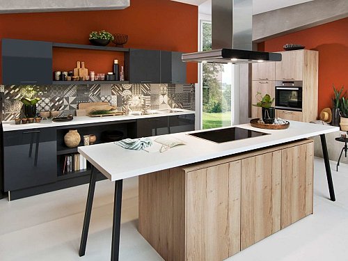 Stoere keuken - Grafiet 
