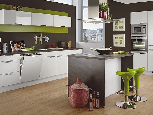 Duitse keuken - Focus Wit Grijs