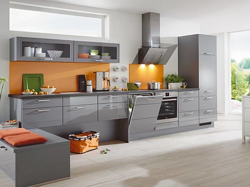 Duitse keuken - Focus Recht Grijs
