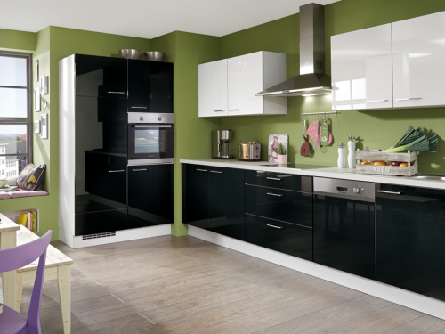 Duitse keuken - Focus Shine Zwart