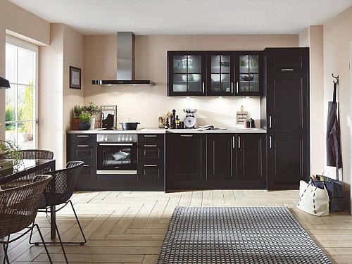 Zwarte keuken - Sylt zwart