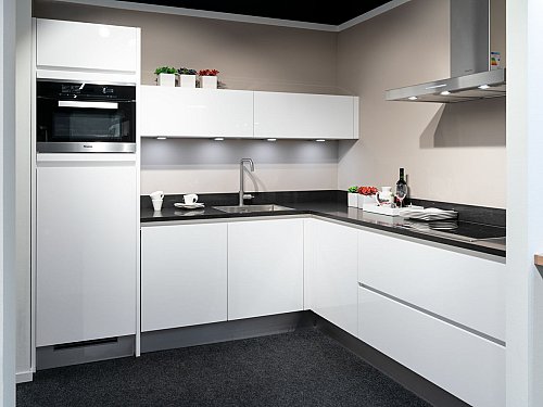 Keukens - Focus Alpin wit glans