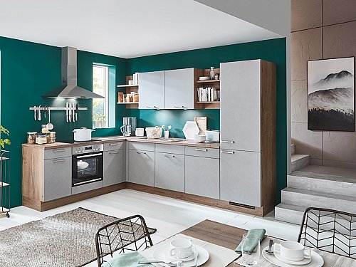 Keukens - N-line Cemento 803 Hout