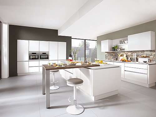 Keuken met bar - N-line Laser 427 Combi