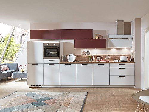 Keukens - N-line Touch 332 Recht Rood