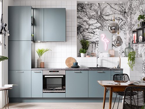 Keukens - H-Line Laser Soft Aquamarine