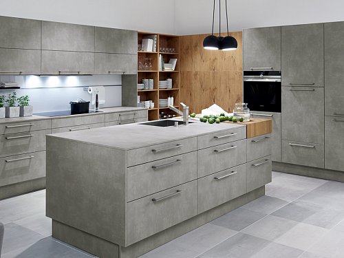 Keukens - P-Line Classic Cementgrijs