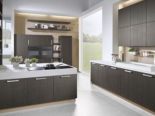 Keukens - P-Line Pro Eiken Basaltgrijs