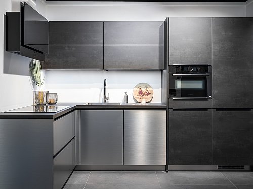 Keukens - Inox staal hoek