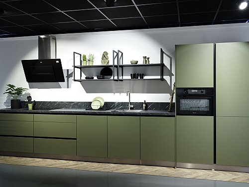 Keukens - SHOWROOMKEUKEN-RECHT-GROEN