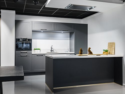 Keukens - SHOWROOMKEUKEN-EILAND-GRIJS