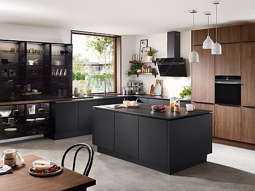 Keukens - N-Line Riva 840 Decor Notenhout