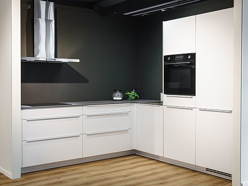 Keukens - EasyTouch Alpin Wit Ultramat Hoek