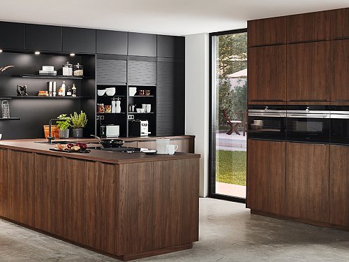 Keukens - N-Line Riva 840 Decor Notenhout