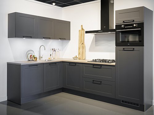 Keukens - SHOWROOMKEUKEN-HOEK-GRIJS