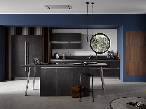 Keukens - H-Line Comet Beton Zwart