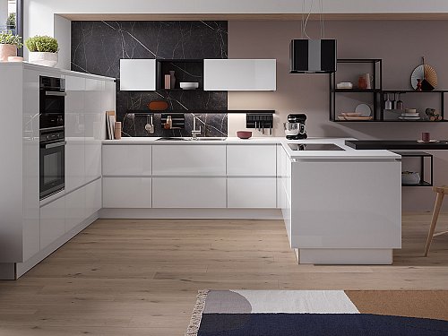 Keukens - H-Line Murano Kristallweiss