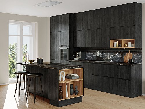 Keukens - H-Line Toronto Schwarz