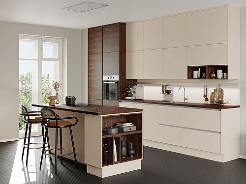 Keukens - H-Line Uno Alteiche Cognac