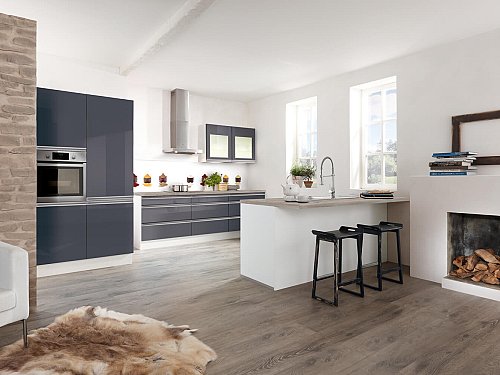 Duitse keuken - Keuken Blauwgrijs
