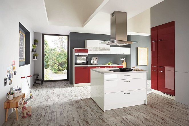 Moderne eiland keuken - Afbeelding 1 van 2
