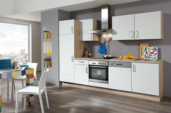 Moderne keuken in rechte opstelling - Afbeelding 2 van 5