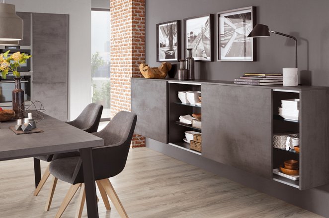 Semi-eilandkeuken met losse kasten - Afbeelding 4 van 9