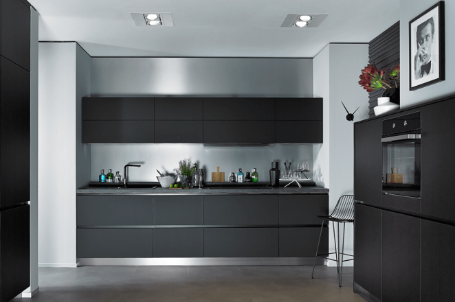 Greeploze keuken met kastenwand - Afbeelding 1 van 1
