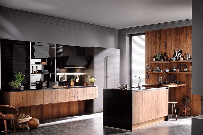 Robuuste houten keuken - Afbeelding 1 van 7