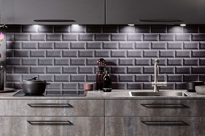 Luxe rechte keuken in donker design - Afbeelding 4 van 5