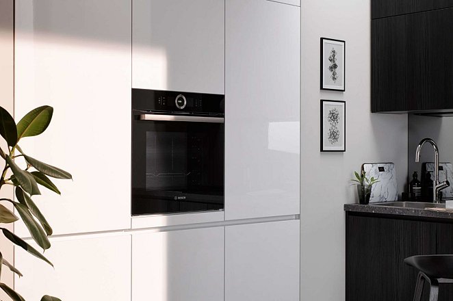 Smalle rechte keuken met kastenwand - Afbeelding 5 van 6